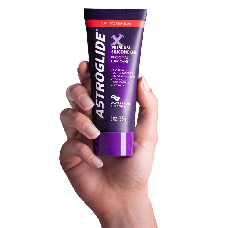 Astroglide X Premium Silicone Gel Personal Lube - 3oz