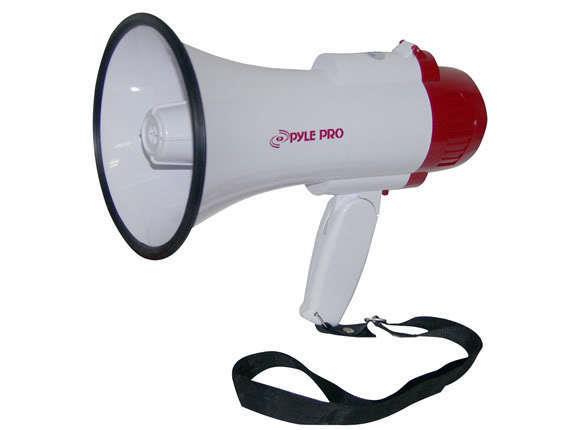 New Pyle PMP30 Professional Megaphone Bullhorn Speaker with Siren