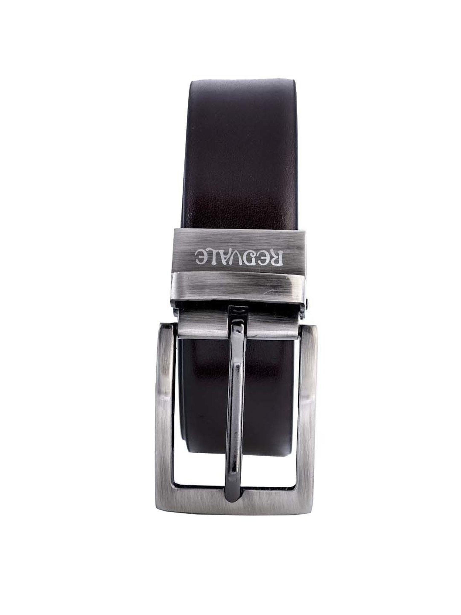 REDVALE Black & Brown Reversible Belt for Men