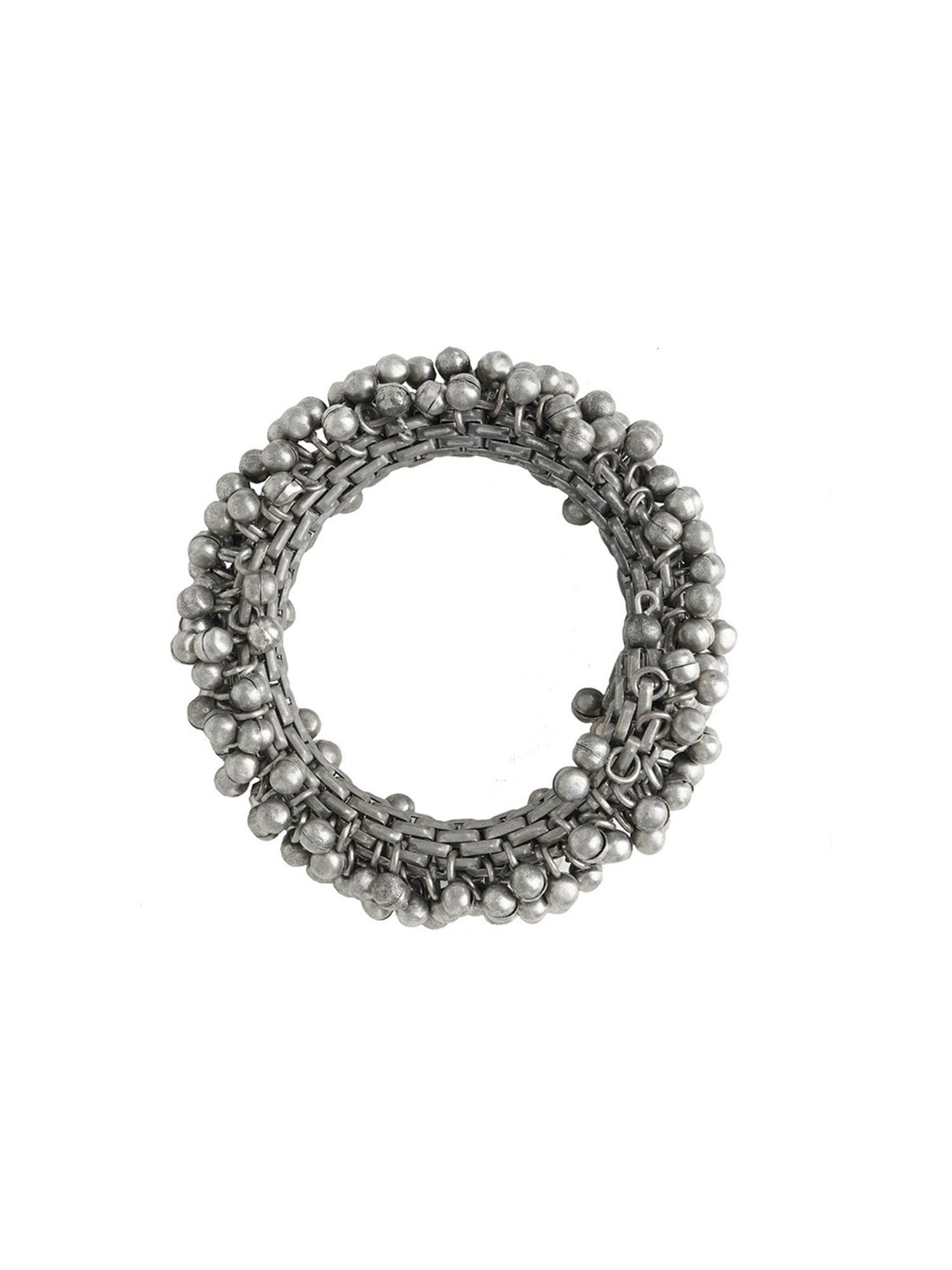 Teejh Silver-Plated Pragya Stacked Bracelets for Women - Set of 2