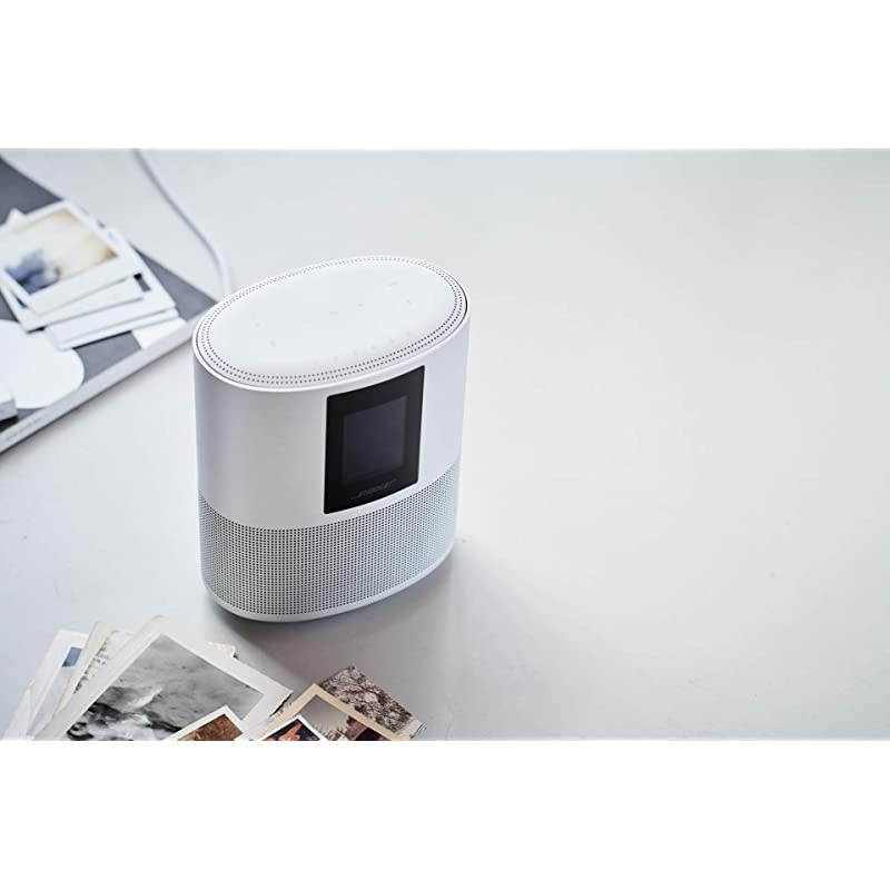 Home Speaker 500: Smart Bluetooth Speaker with Alexa Voice Control Built-in, Silver