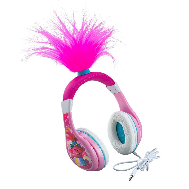 Trolls World Tour Youth Poppy Kids Wired Headphones