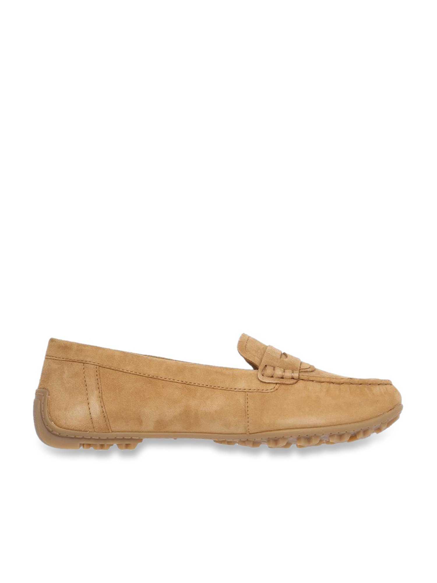 Geox Women's Kosmopolis Plus Grip Cognac Loafers