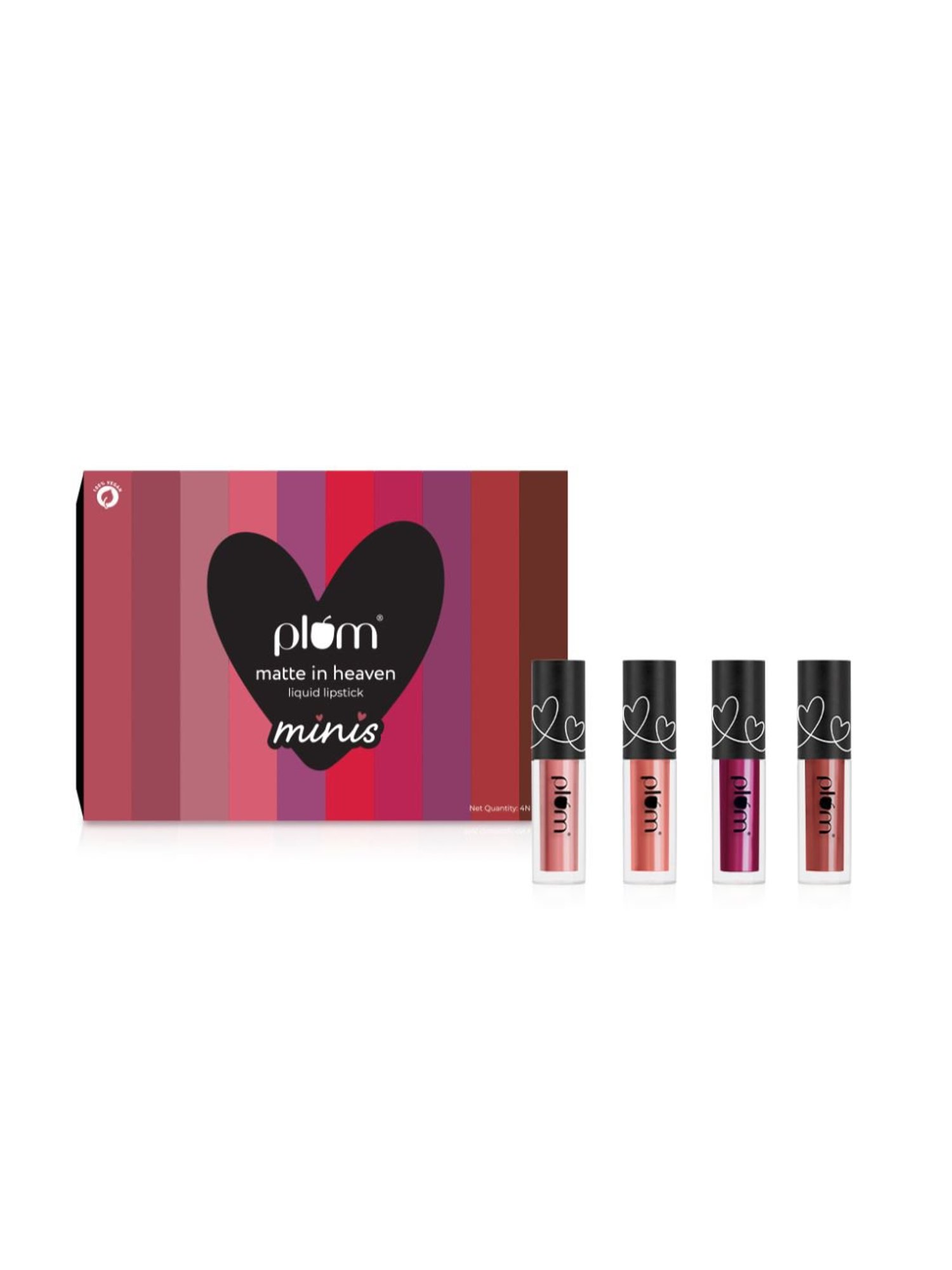 Plum Matte In Heaven Liquid Lipstick Minis - Set of 4