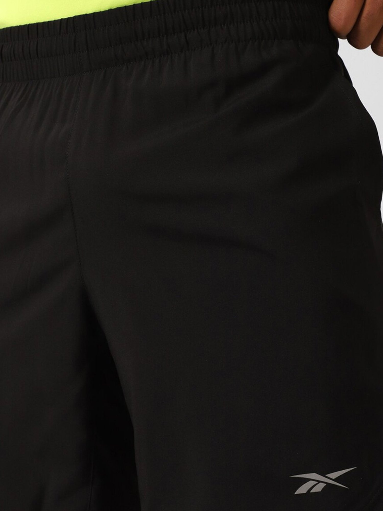 Adidas White Regular Fit Striped Sports Shorts