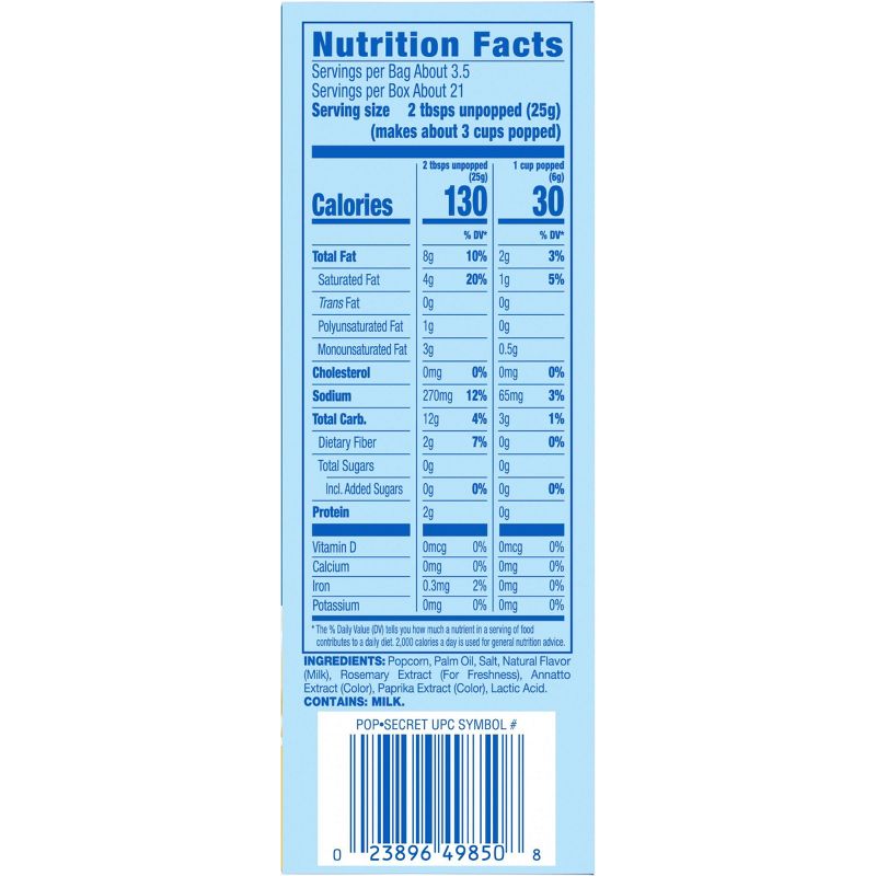 Pop Secret Butter Microwave Popcorn - 6ct