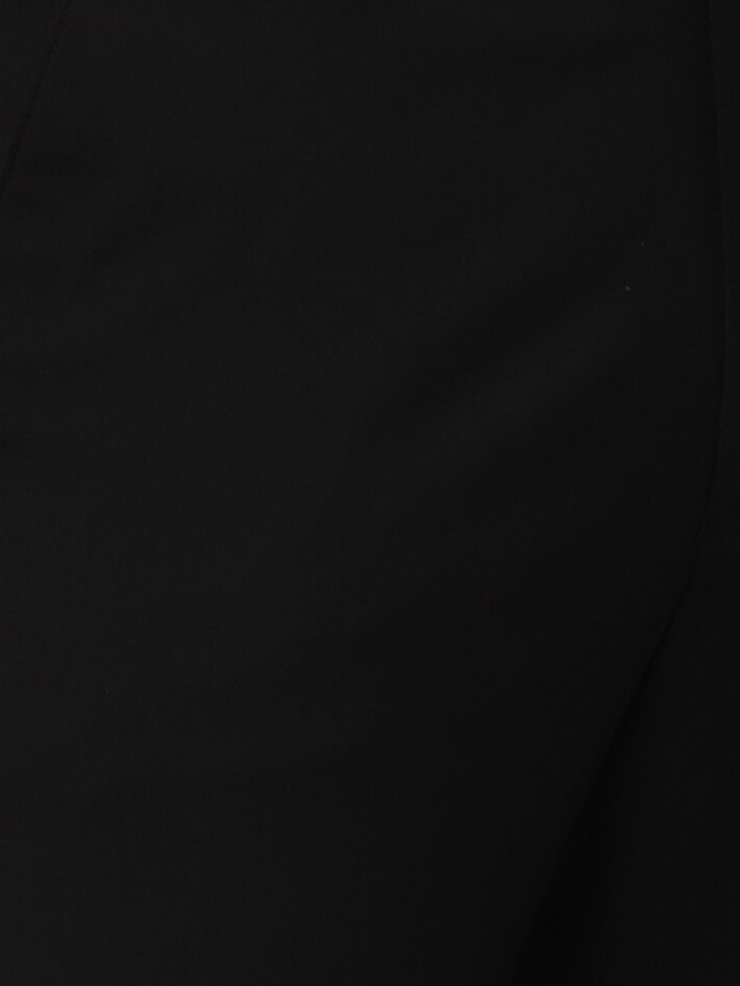 Peter England Black Cotton Slim Fit Trousers