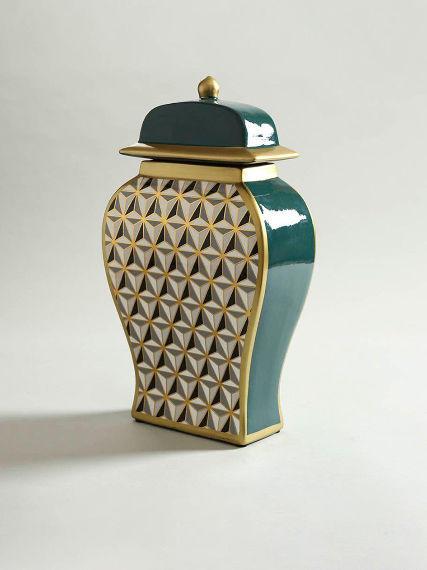 Tayhaa Brown Resin Fiery Tiger Head Showpiece