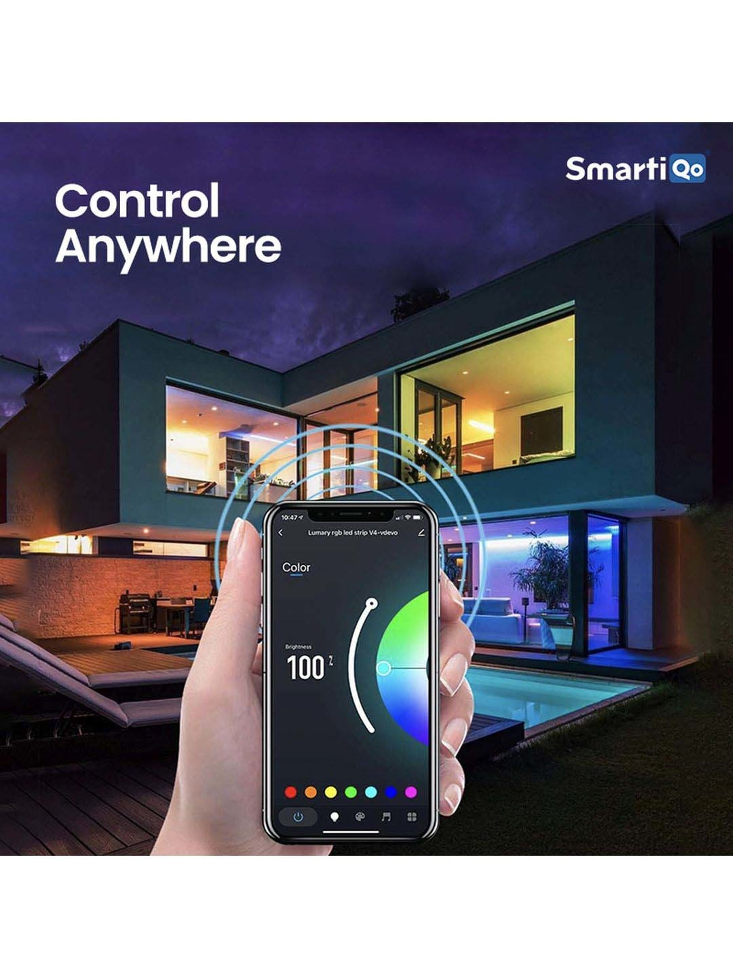 SmartiQo Smart Strip Lights (5 Meter RGBW)