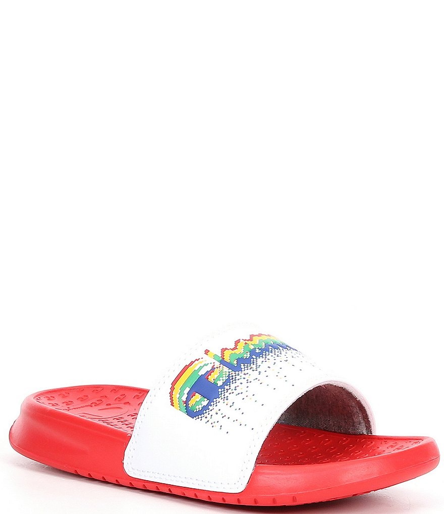 Champion Girl's Super Slide Flurry Logo Detail Sandals (Youth)