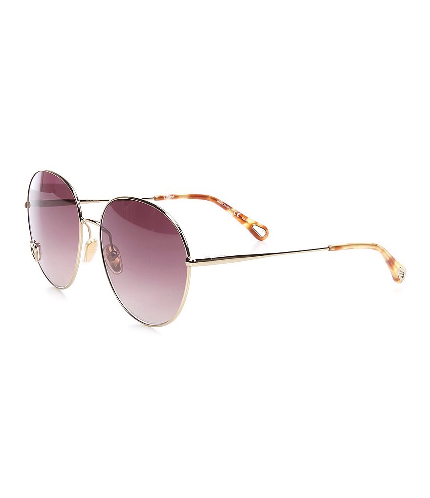 Chloe Women's Ch0027s Round 61mm Sunglasses