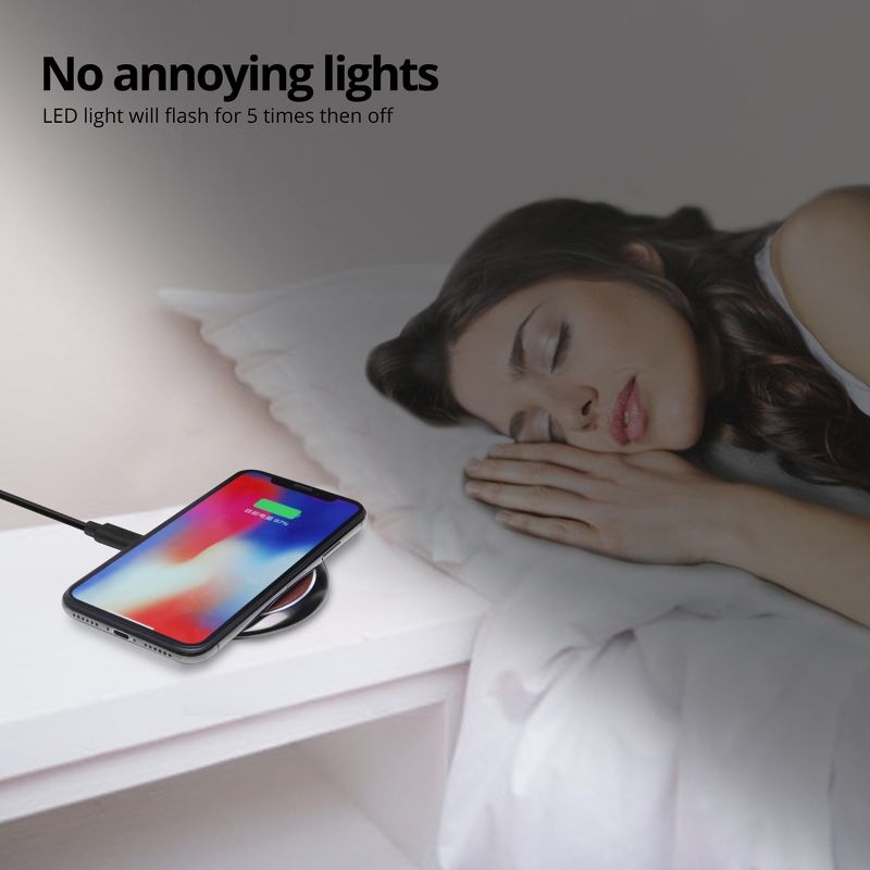 SIIG Premium Wireless Smartphone Charger Pad - Brown - 5 V DC, 9 V DC Input - Input connectors: USB