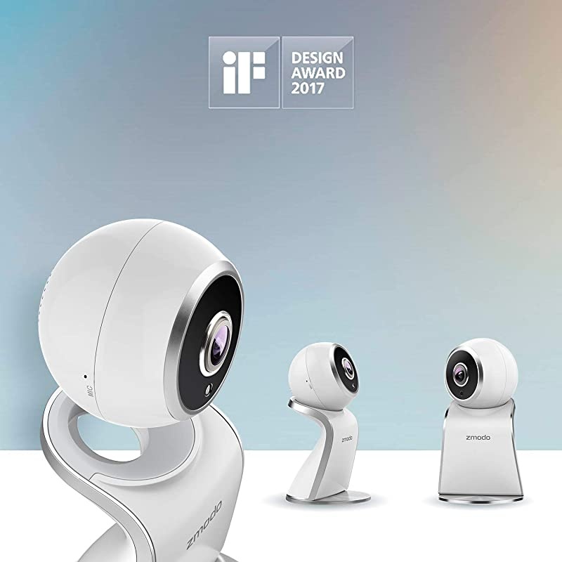 Sight 180 Full HD 1080p Wireless Security Camera System Two Way Audio 180 Degree Viewing Angle, Works with Alexa