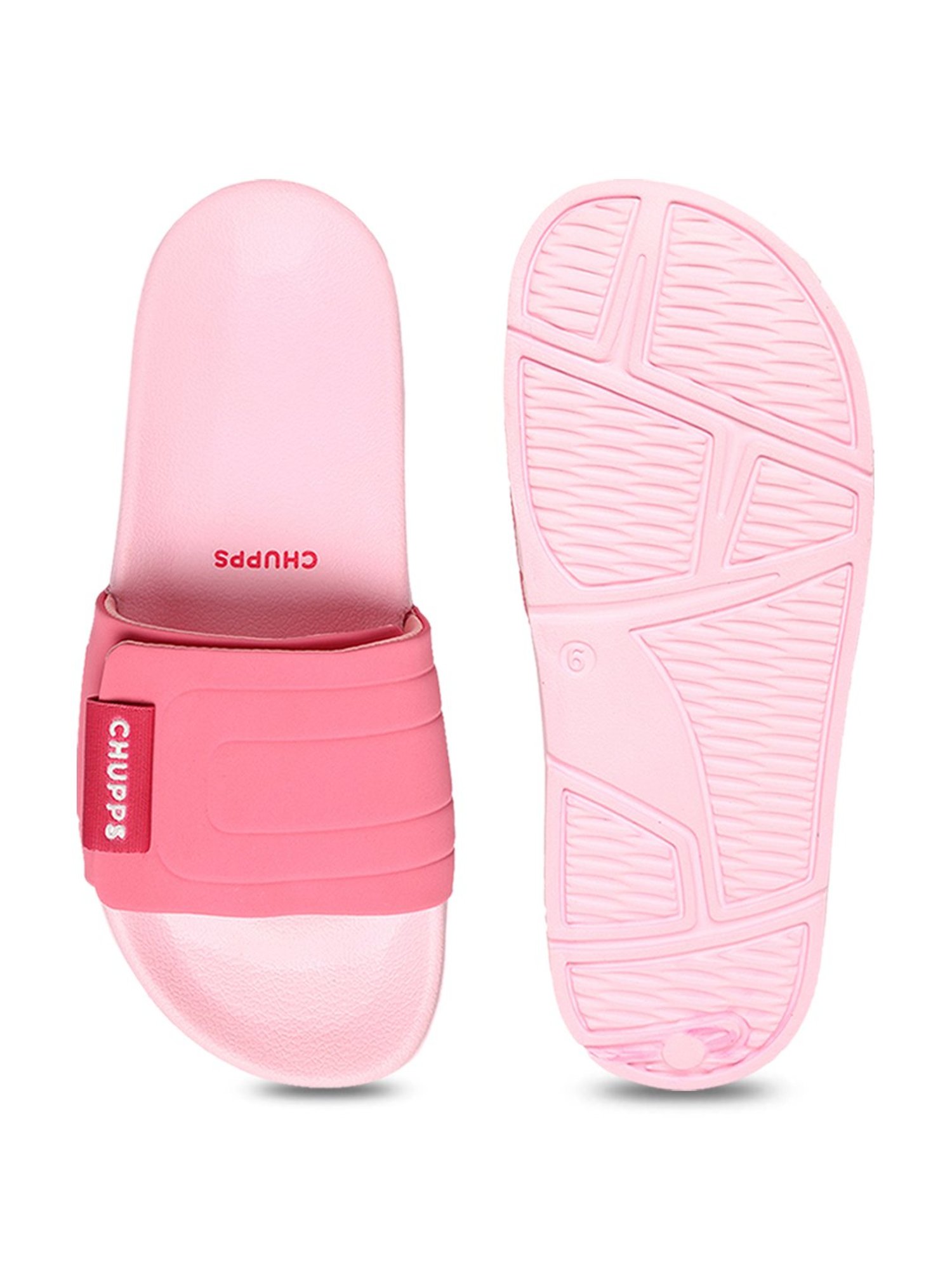 Chupps Women's Quilt Bloom ErgoX Plus Pink Slides
