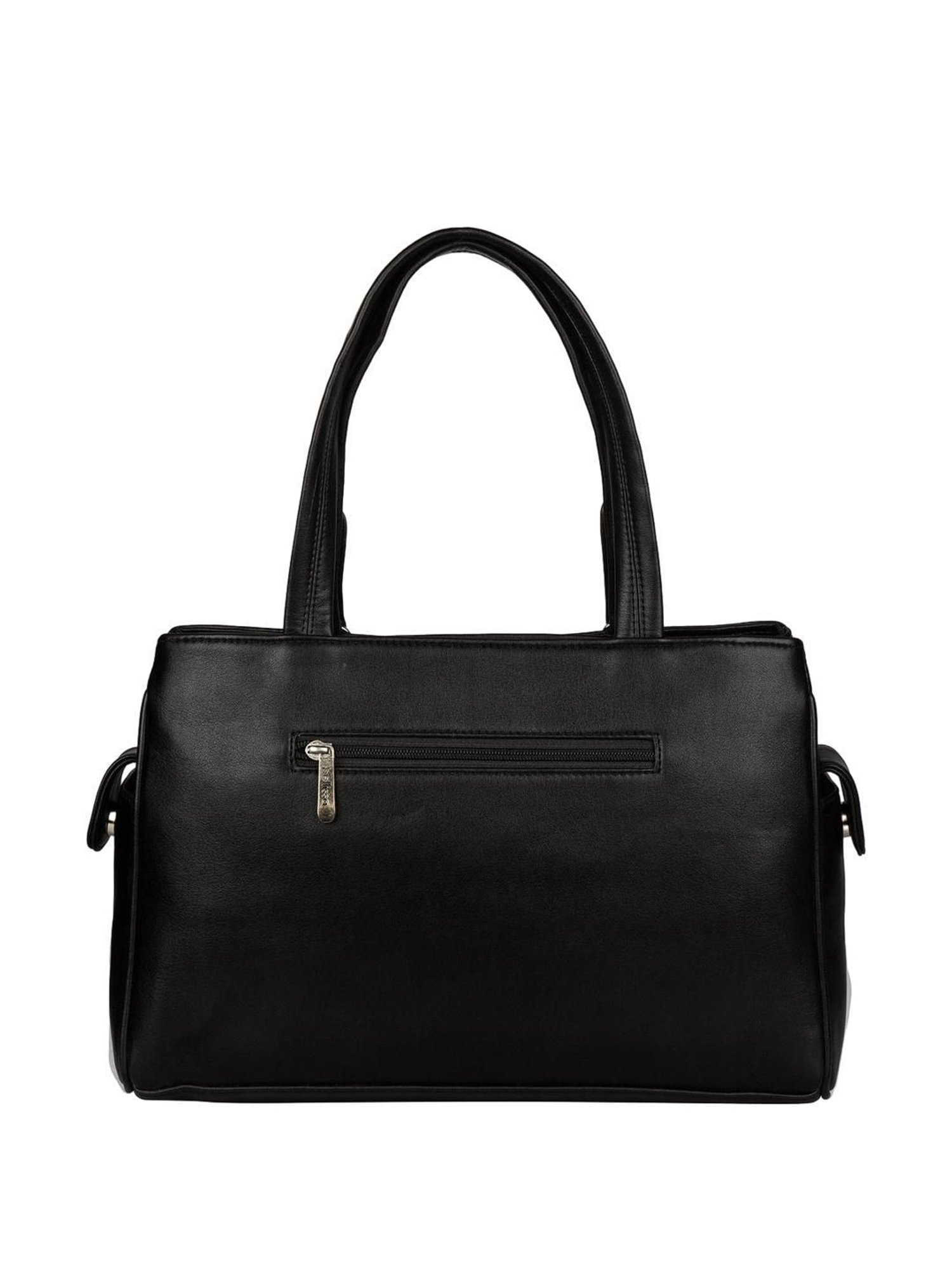 Bellissa Black Solid Medium Handbag