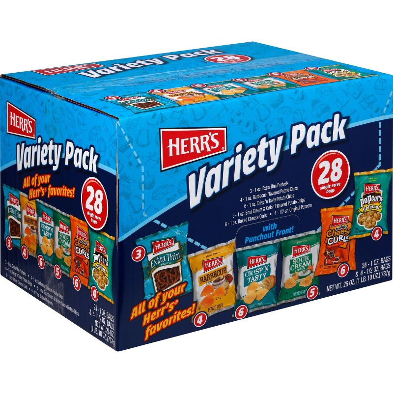 Herr's Variety Pack - 32ct