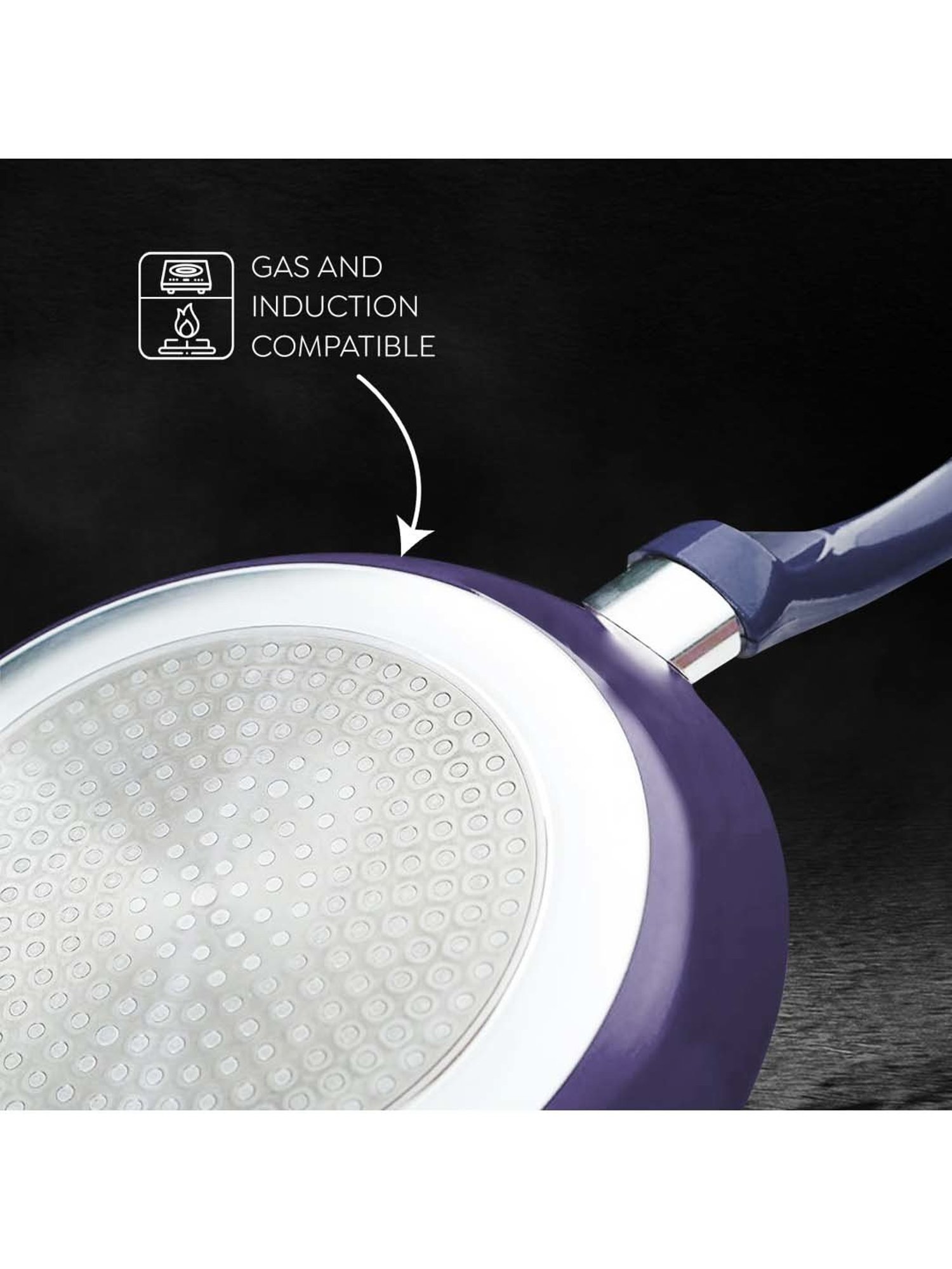 Prestige Ceraglide Ceramic Coating Blue Aluminium 26 cm Induction Non-Stick Fry Pan (2 L)