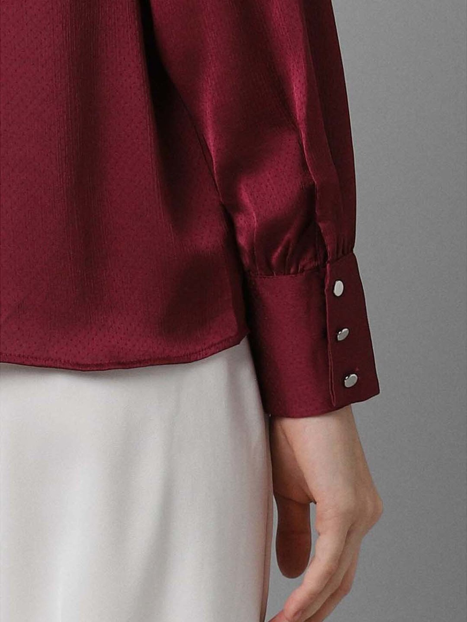 Allen Solly Maroon Regular Fit Top