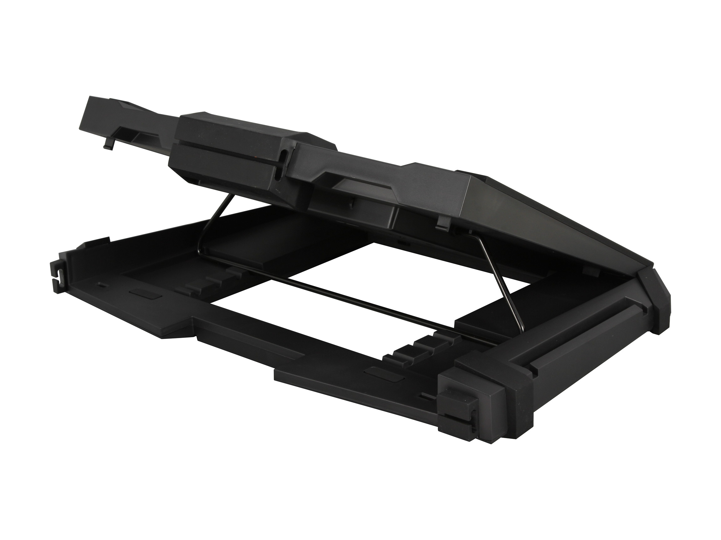 Laptop Cooling Pad, Laptop Cooler with 5 Quiet Red LED Fans for 12"-17" Inch Laptop, Dual USB 2.0 Ports, Portable Angle Adjustable Laptop Stand for Gaming Laptop-Green