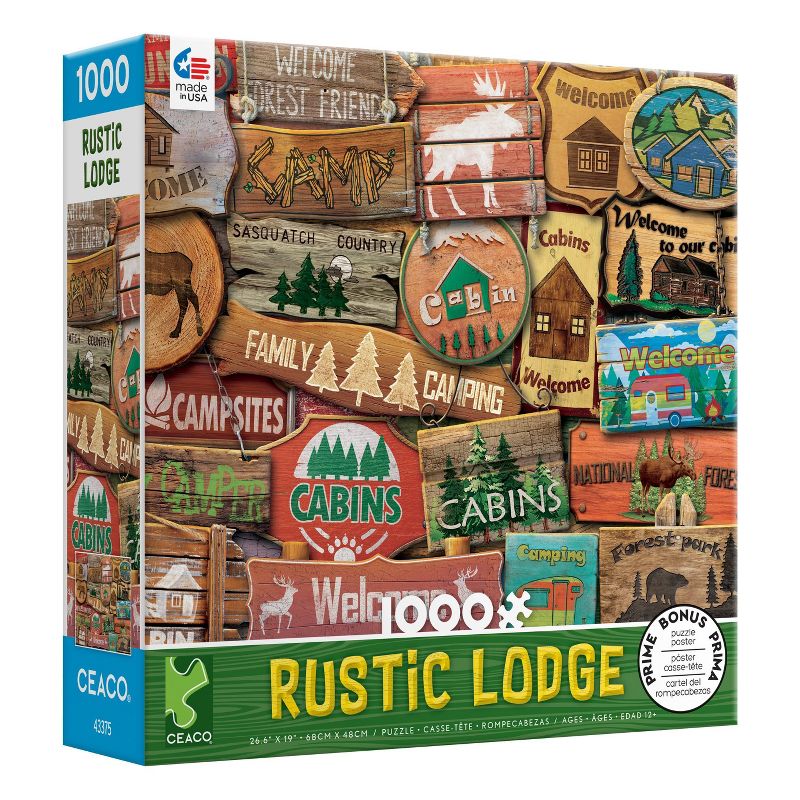 Ceaco Rustic Lodge: Sasquatch Country Jigsaw Puzzle - 1000pc