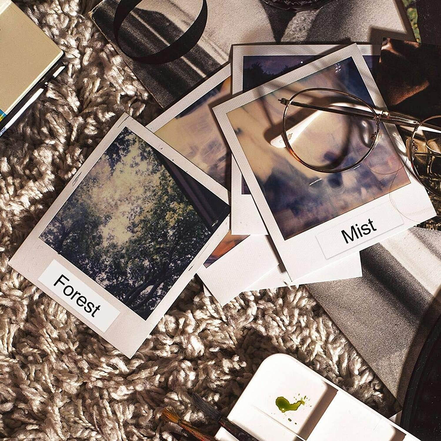 AOJE Compatible Label Tape Replacement for DYMO LetraTag Labeling Refills 16952 91330 91331, Black on Clear/White Plastic/Paper for LetraTag LT-100H LT-100T Label Maker, 1/2 Inch x 13 feet, 8-Pack