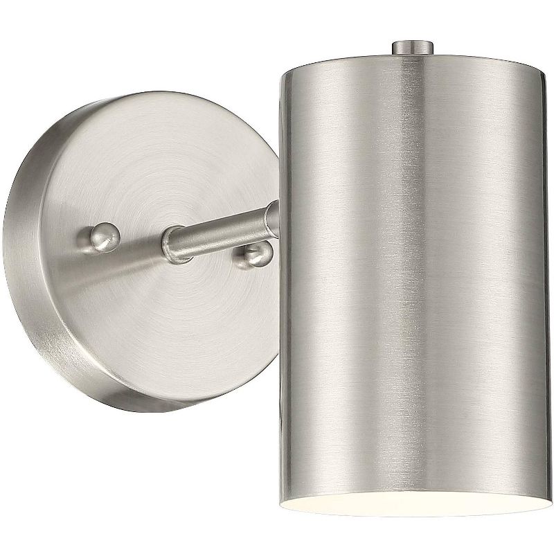 360 Lighting Carla Brushed Nickel Down-Light Hardwire Wall Lamp