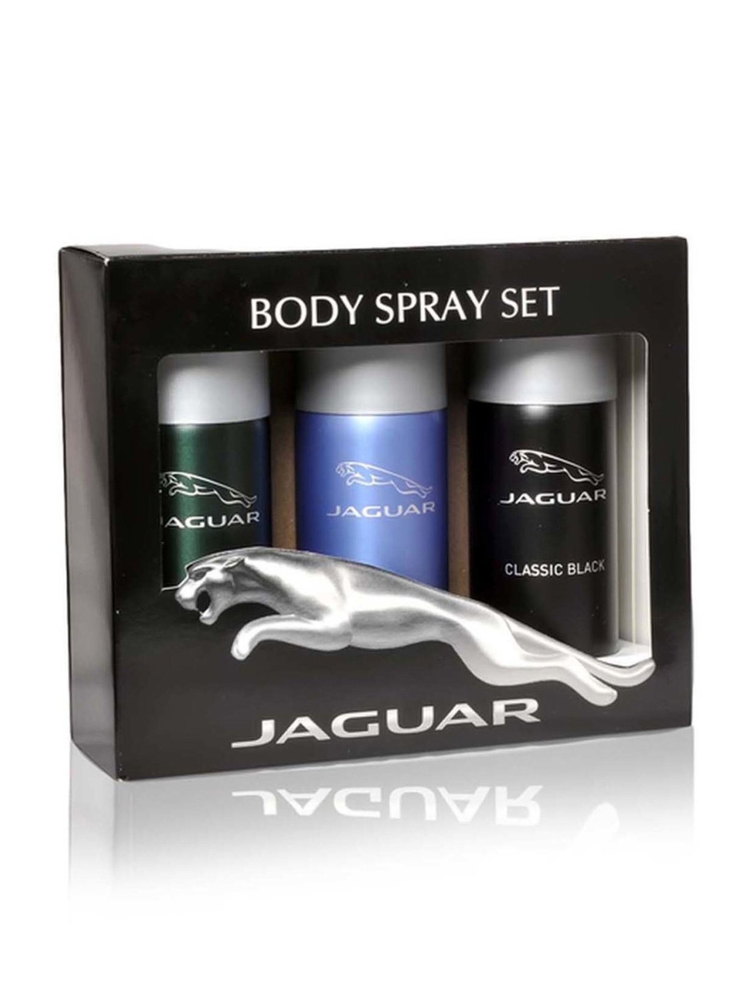 Jaguar Classic + Classic Black + For Men Deodorant Spray Combo Set - Pack of 3