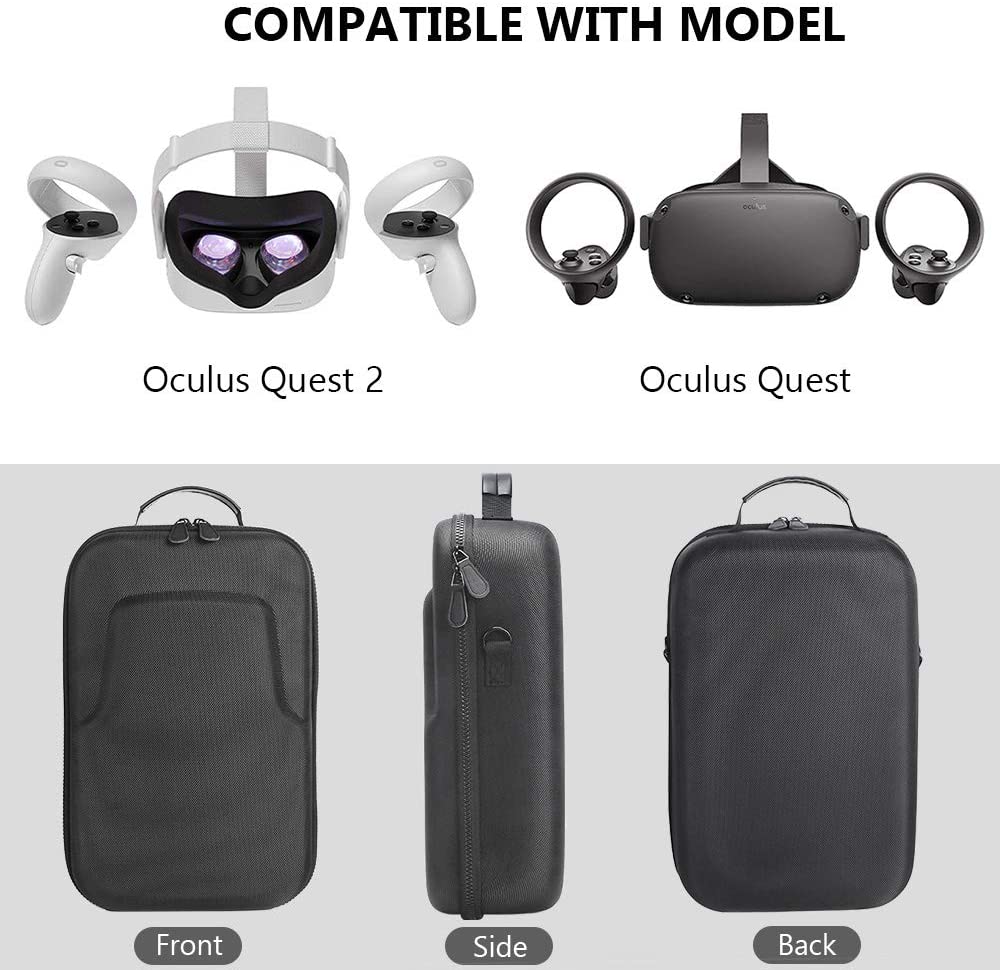 2 Pairs Oculus Quest 2 Elite Washable Silicone Handle Protective Cover
