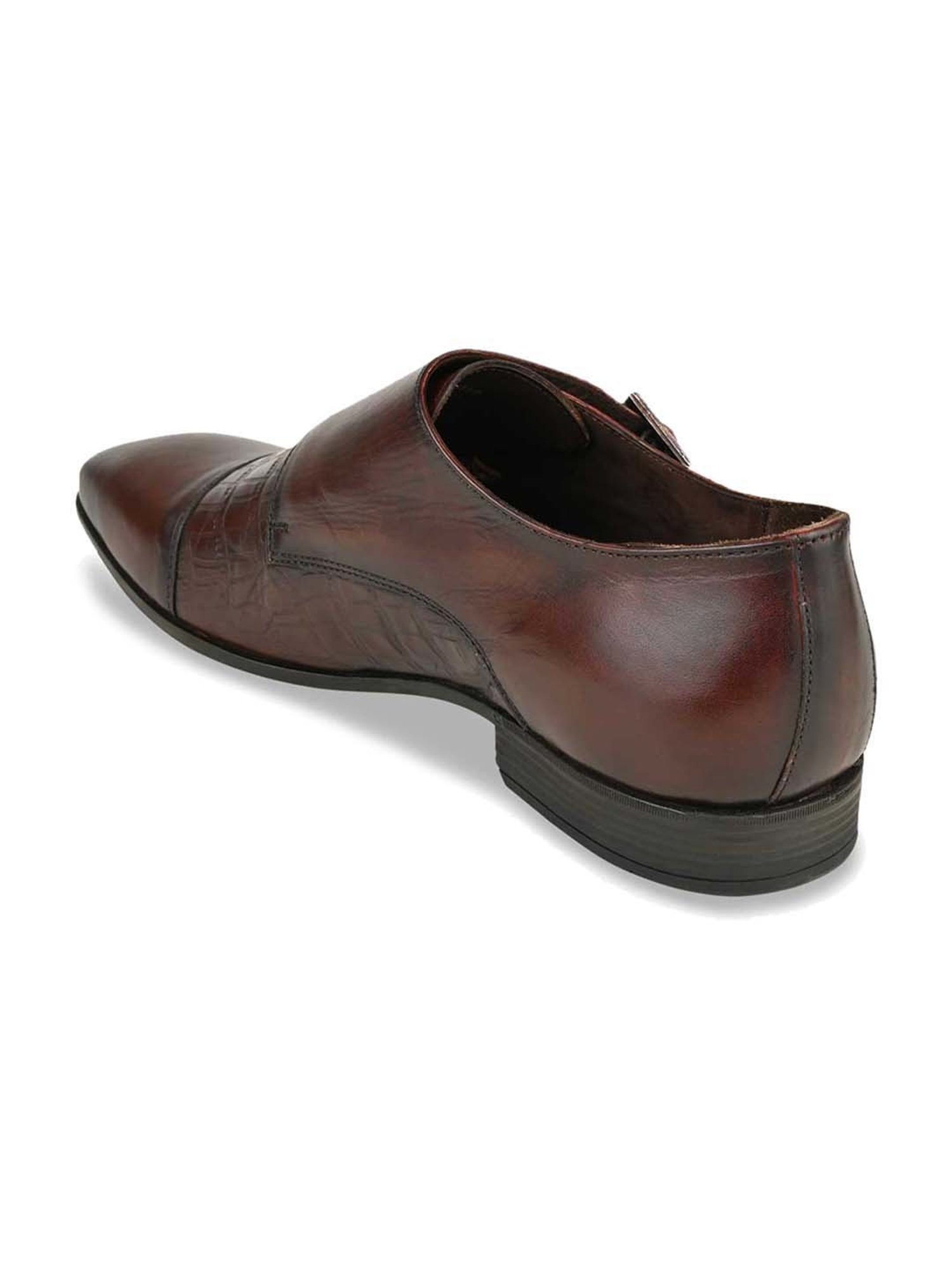 Imperio by Regal Men's Brown Monk Shoes