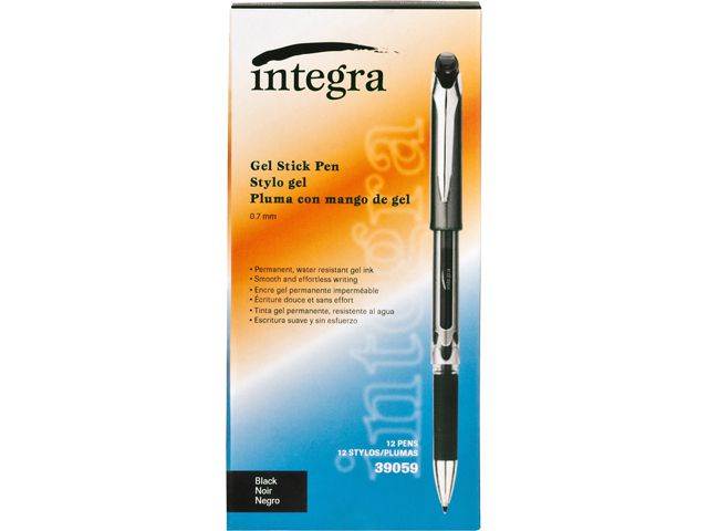 Integra .7mm Premium Gel Ink Stick Pens