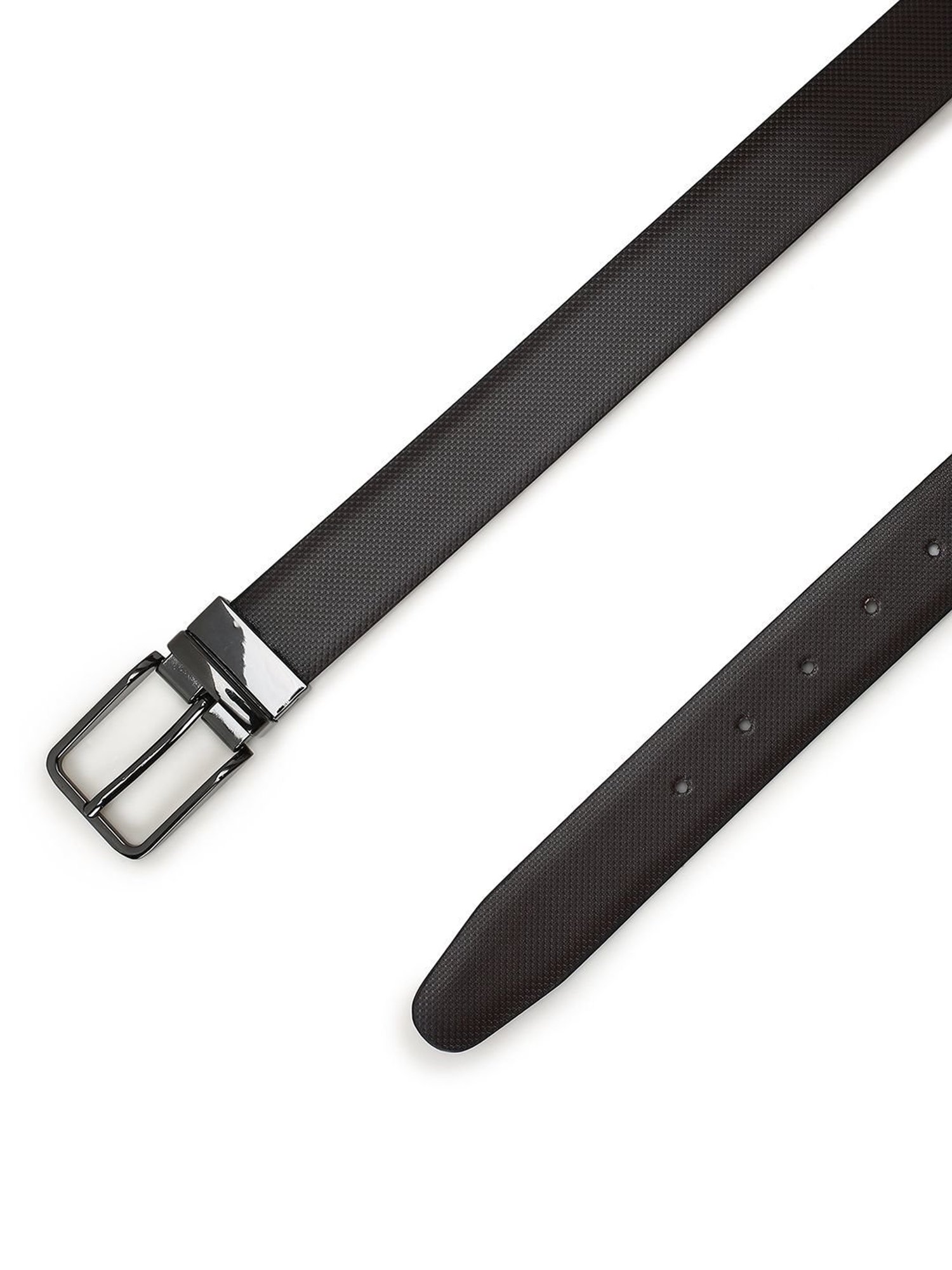 Crusset Black Formal Belt for Men