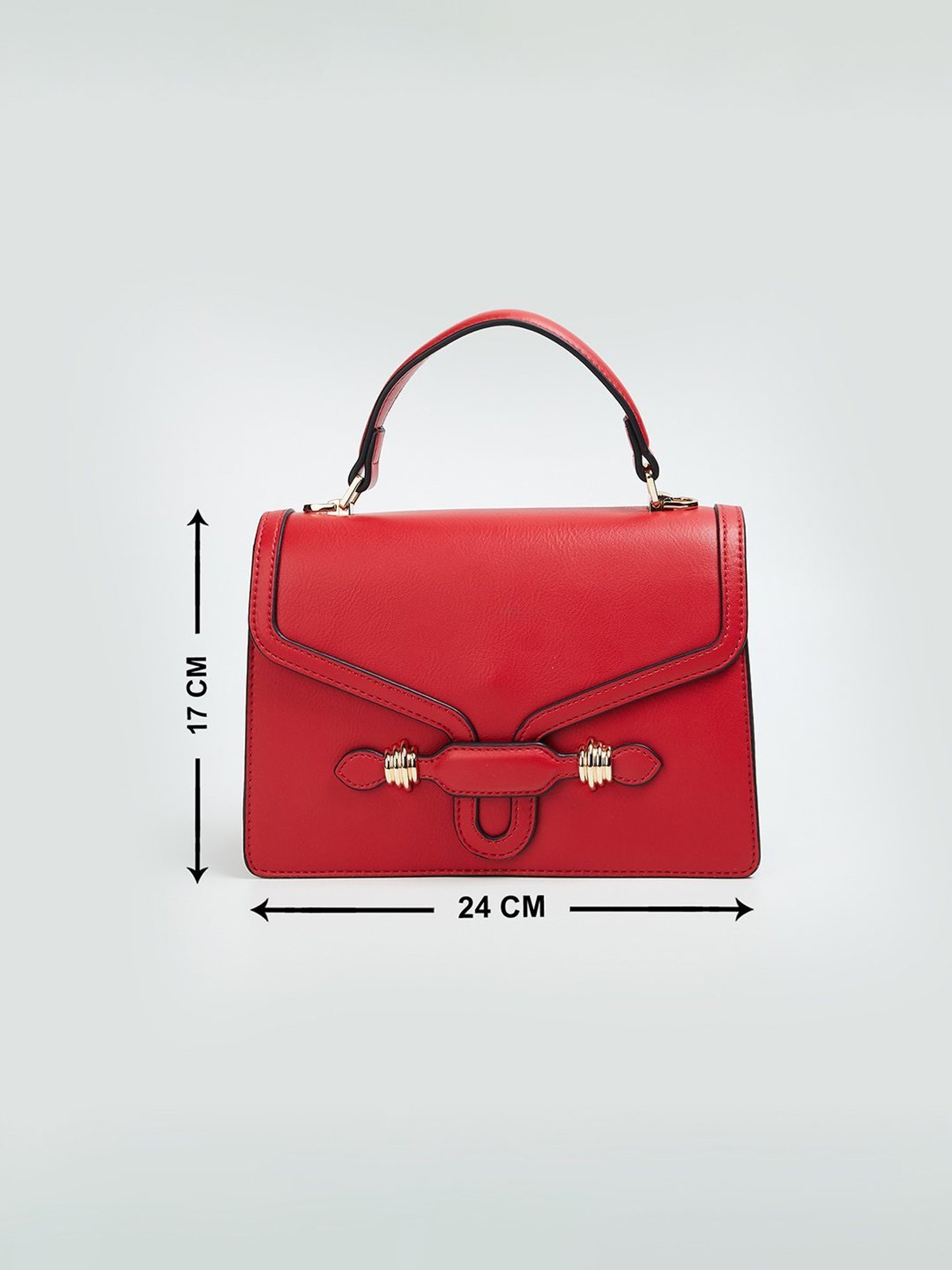 Code by Lifestyle Red Satchel Handbag