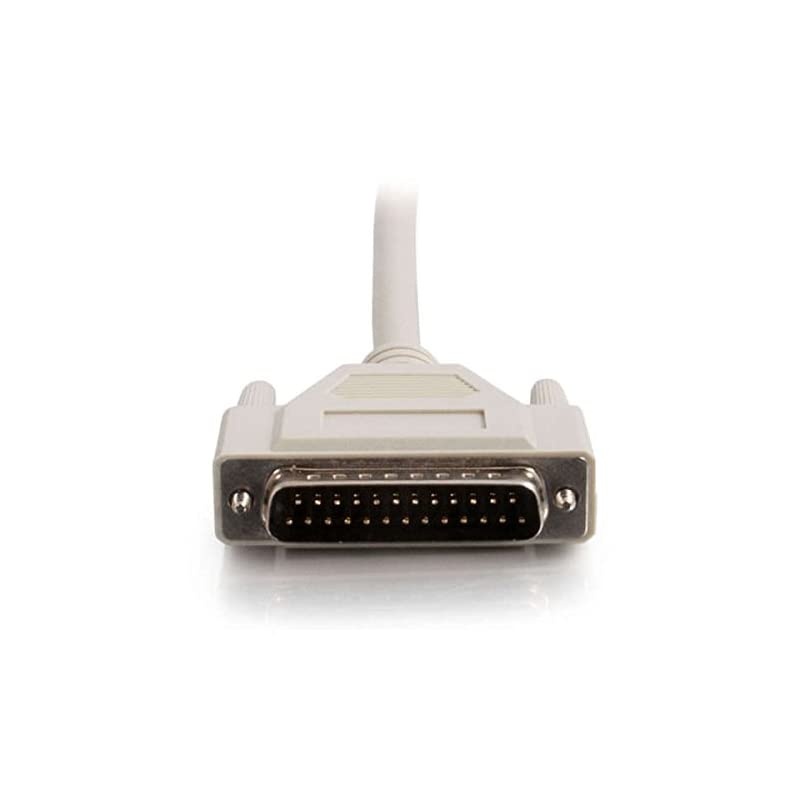 02300 IEEE-1284 DB25 Male to Centronics 36 Male Parallel Printer Cable, Beige (6 Feet, 1.82 Meters)