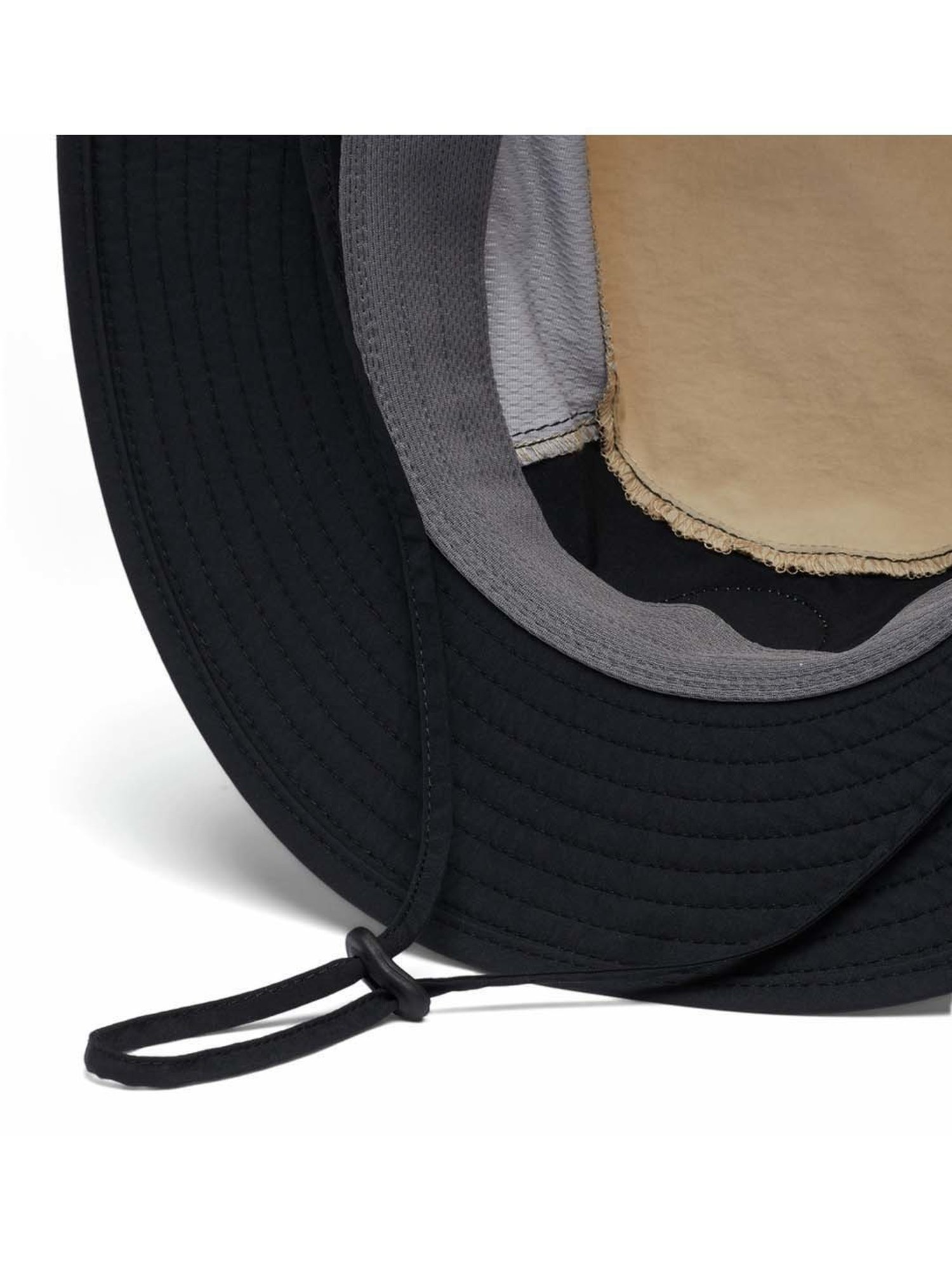 Columbia Bora Bora Black & Grey Color Block Boater - Large/Extra Large