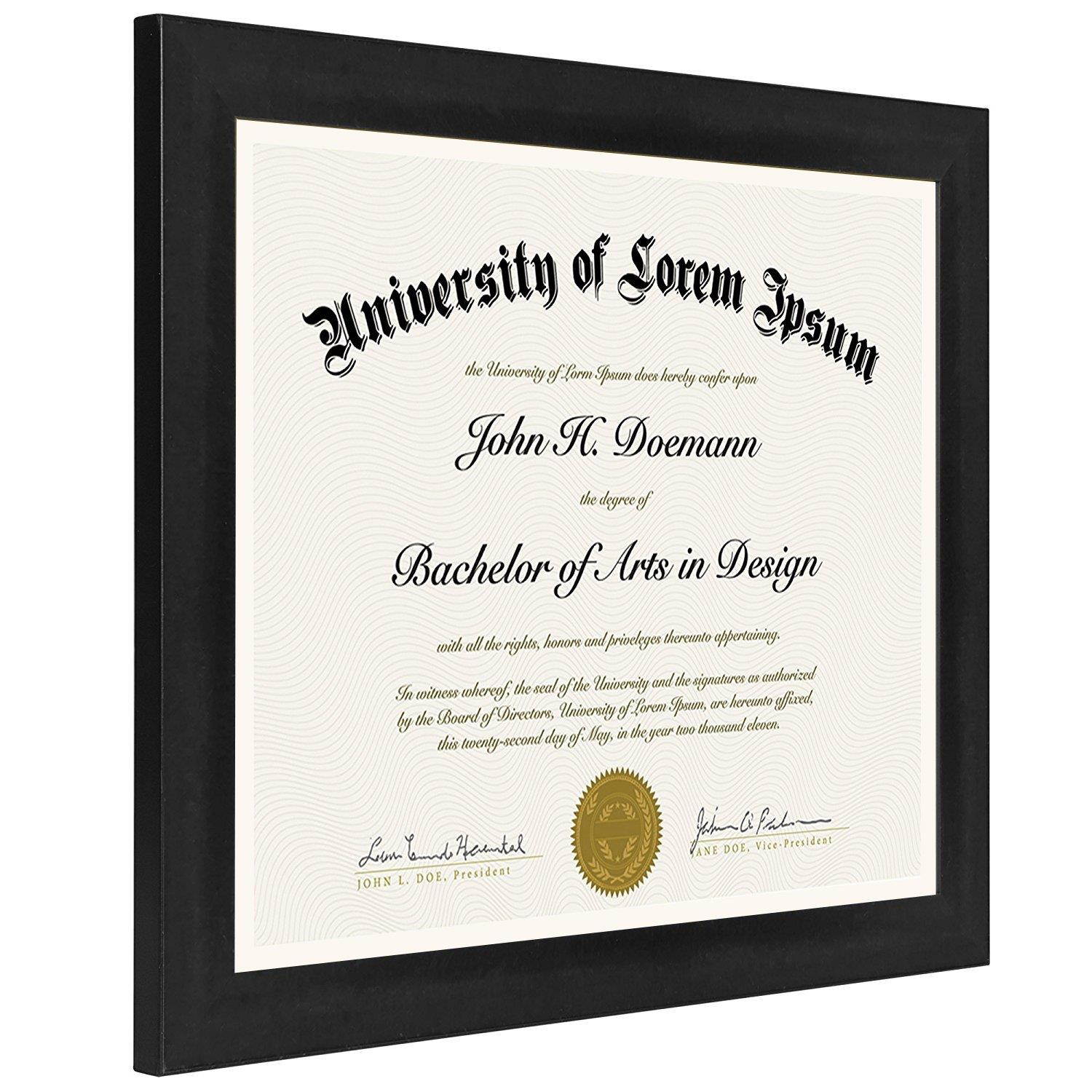 Americanflat 2 Pack - 8.5x11 Document Frames - Made to Display Certificates, Documents, Standard Papers