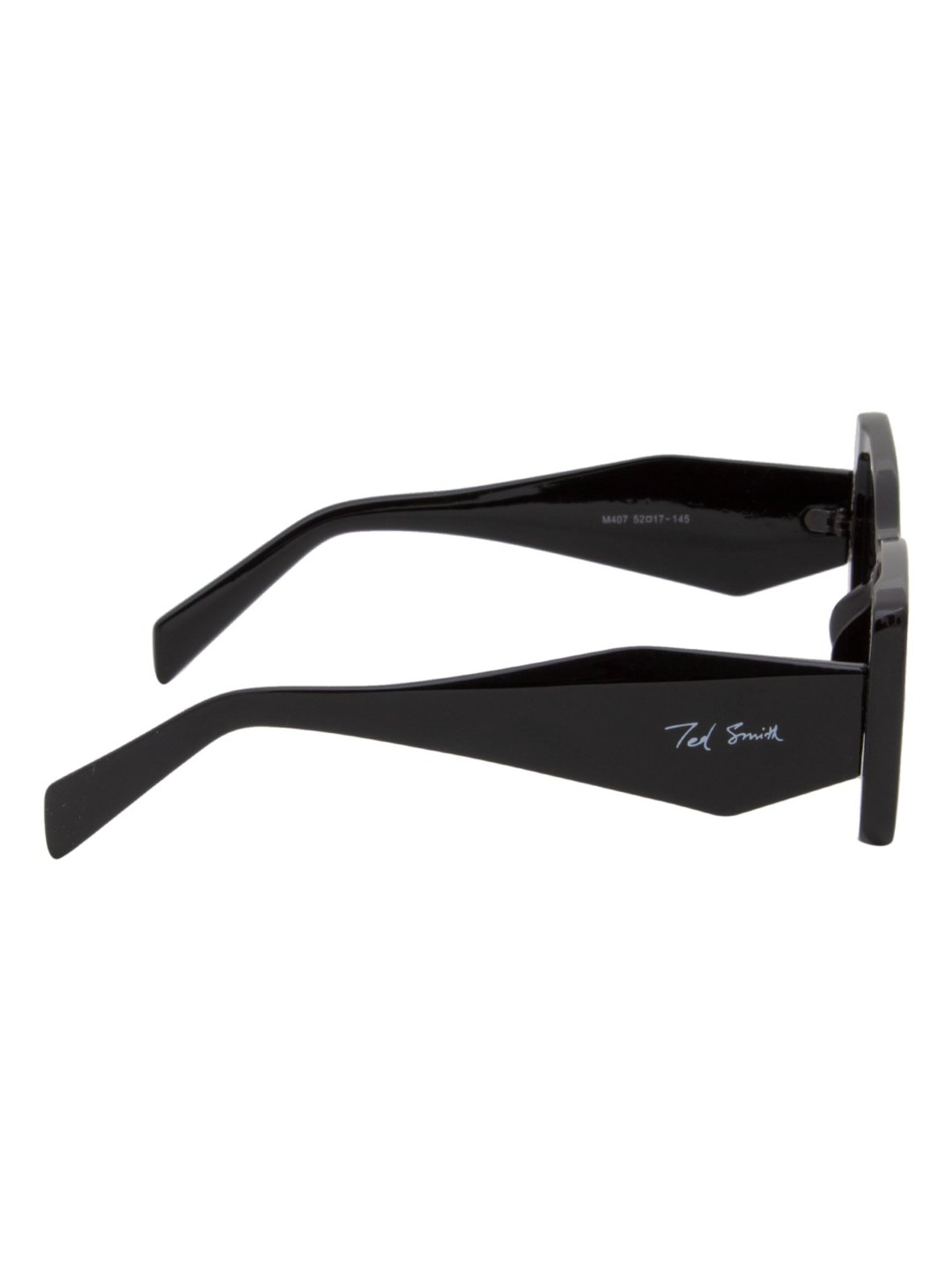 Ted Smith Grey Square UV Protection Unisex Sunglasses