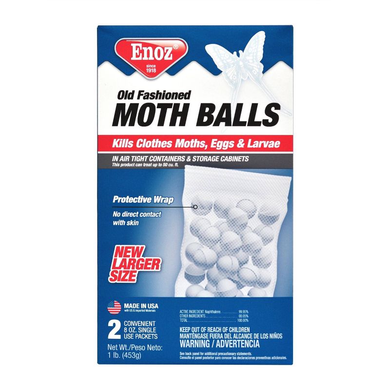 16 oz Old Fashioned Moth Balls - Enoz