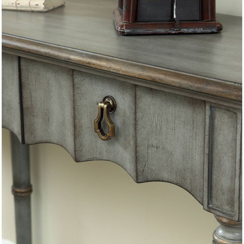 Idaville 4 Drawer Console Table Gray - Treasure Trove Accents