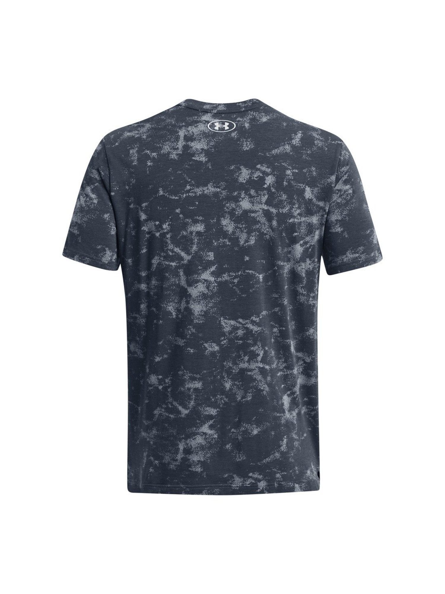 Under Armour Grey Cotton Slim Fit Camouflage T-Shirt