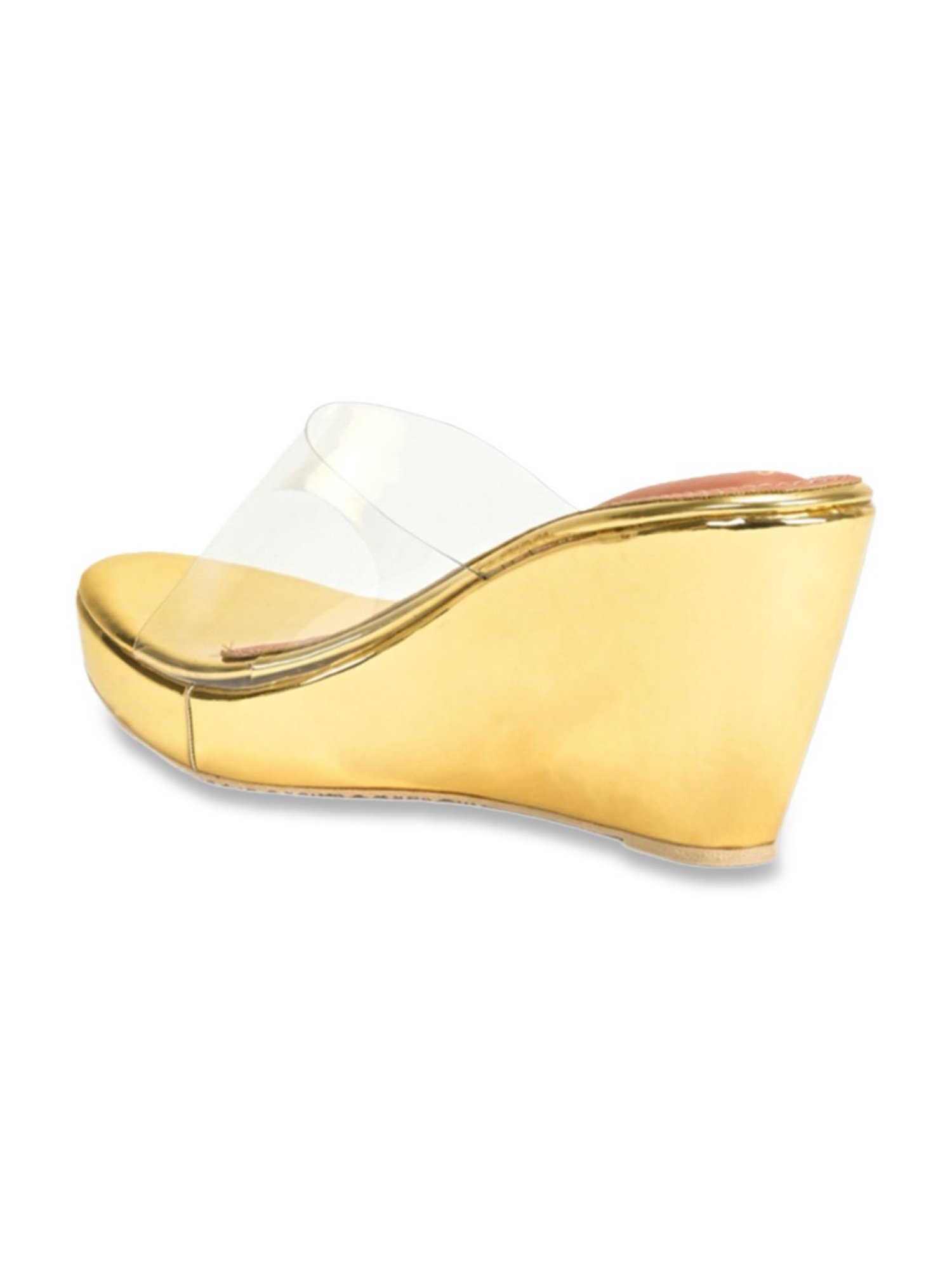 Scentra Women's Mustard Casual Wedges