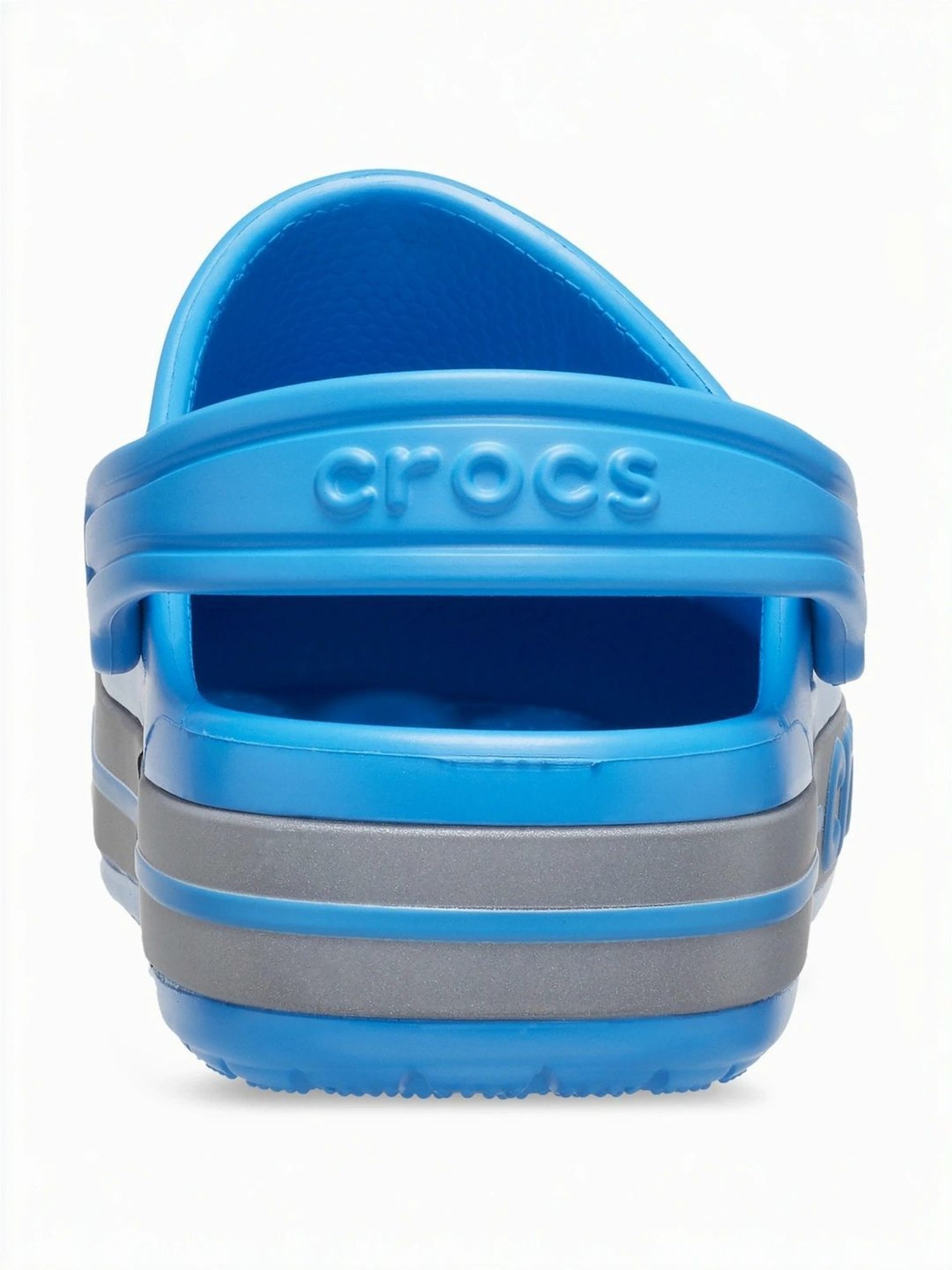 Crocs Kids Bayaband Ocean Blue Back Strap Clogs
