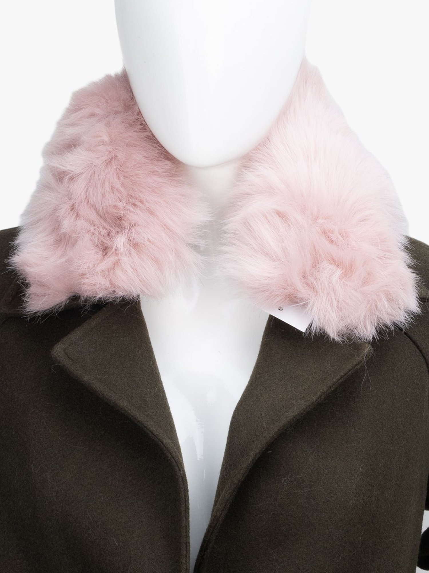 Kazo Pink Fur Scarf