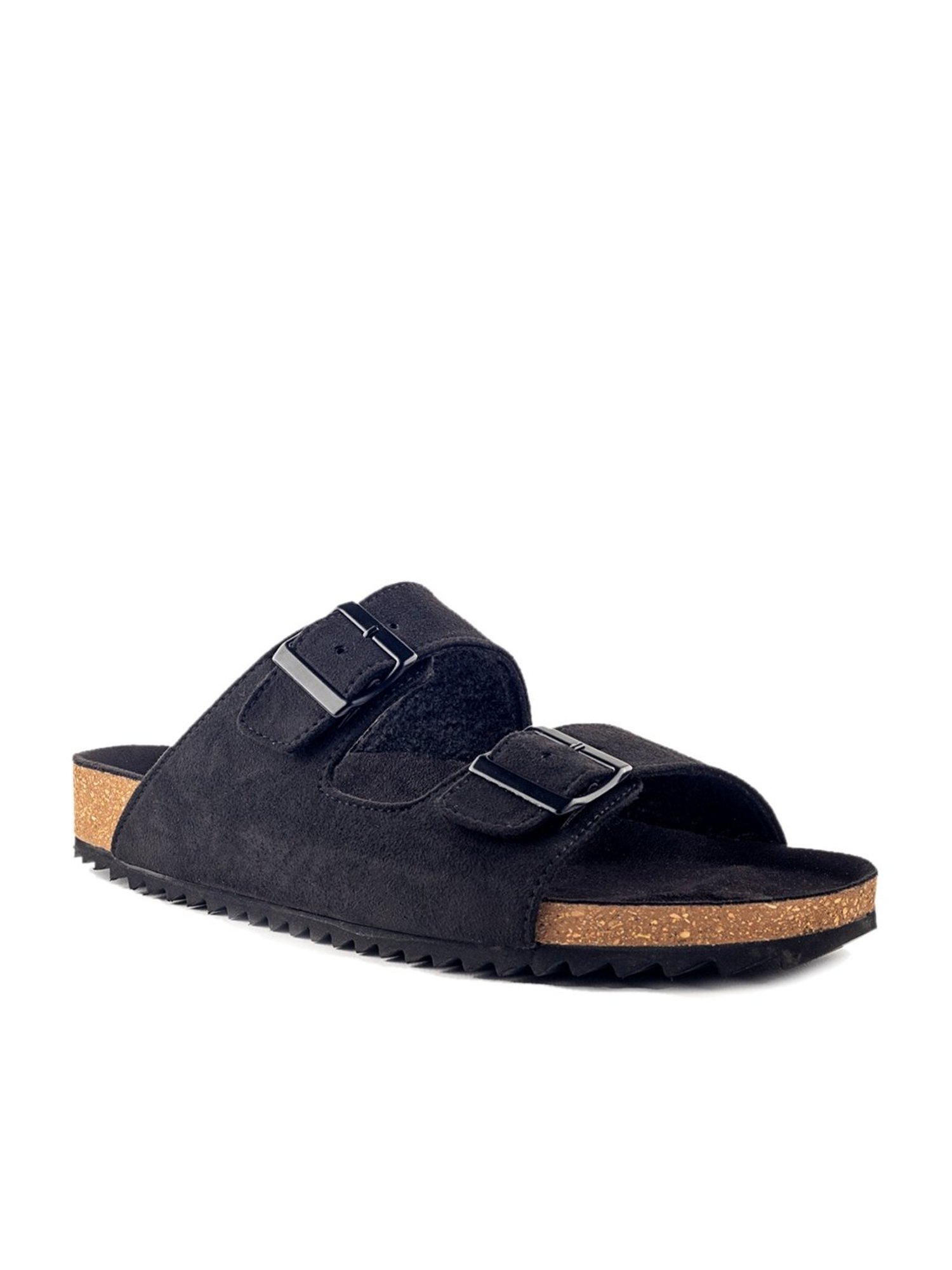 Griffin Men's TIFANY LUTINO SUNDOWN Black Casual Sandals