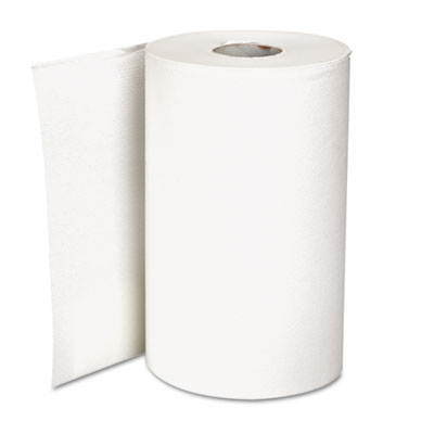 Georgia Pacific 26610 Hardwound Paper Towel, 1 Ply - 9.75" x 400 ft - White - 6 / Carton