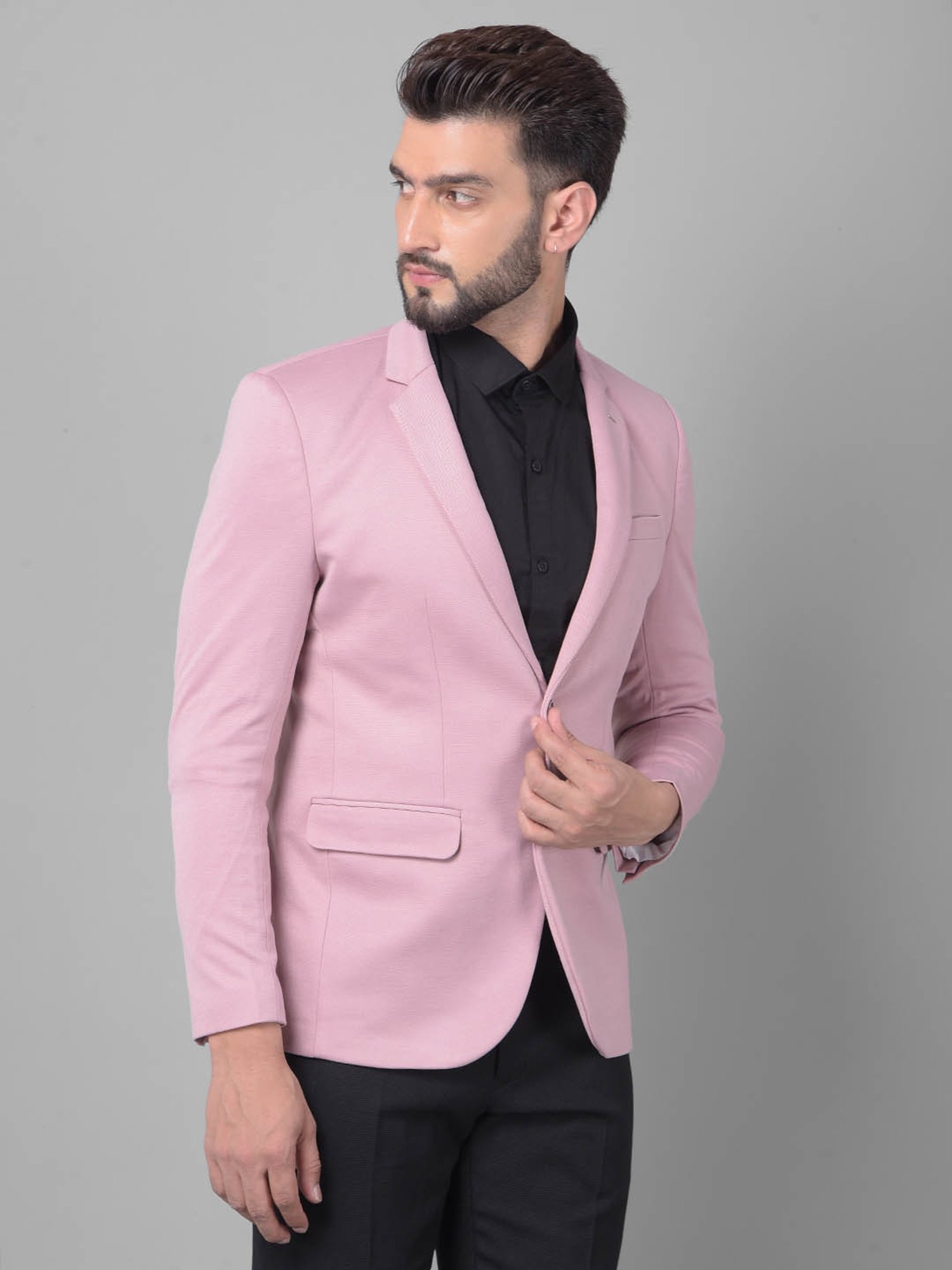 Crimsoune Club Pink Slim Fit Blazer