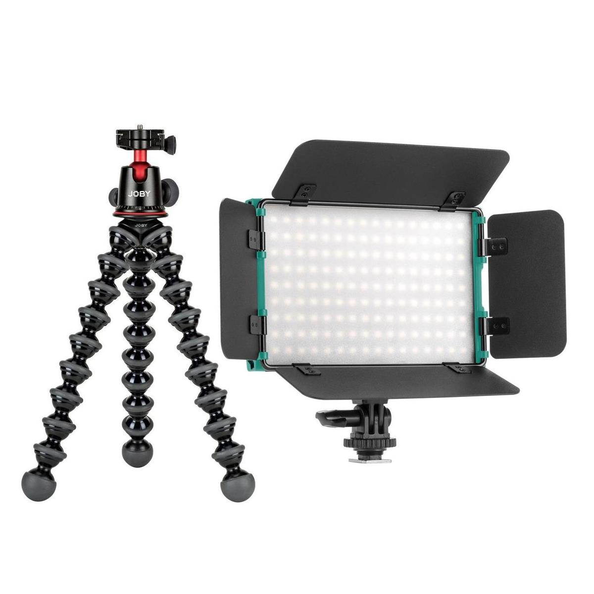 Joby GorillaPod 5K Kit w/ CLAR Slim Series Bi-Color 144 SMD LED On-Camera Light
