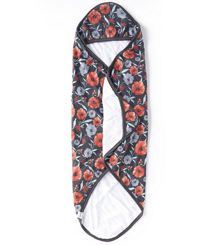 Copper Pearl Baby Girls Poppy Floral Hooded Towel