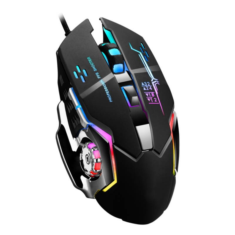 X3 Universal Wired Metal RGB Light Gaming Mouse for Desktop Computers/Laptops