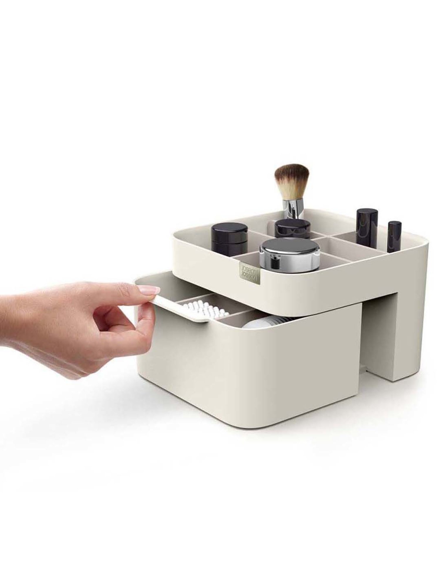 Pure Home and Living Beige MDF Solid Storage Boxes