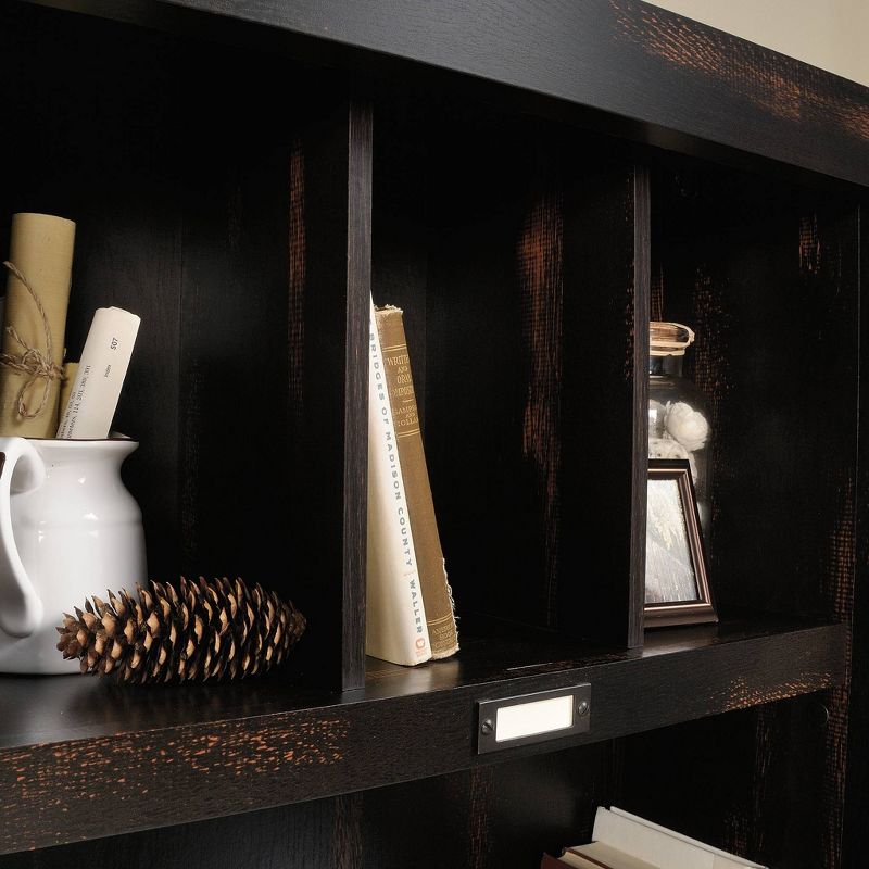 Dakota Pass Computer Desk with Hutch Light Brown - Sauder